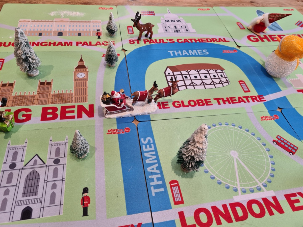 Play me Kiddo London Map - Landmarks Play me Kiddo London Map - Landmarks